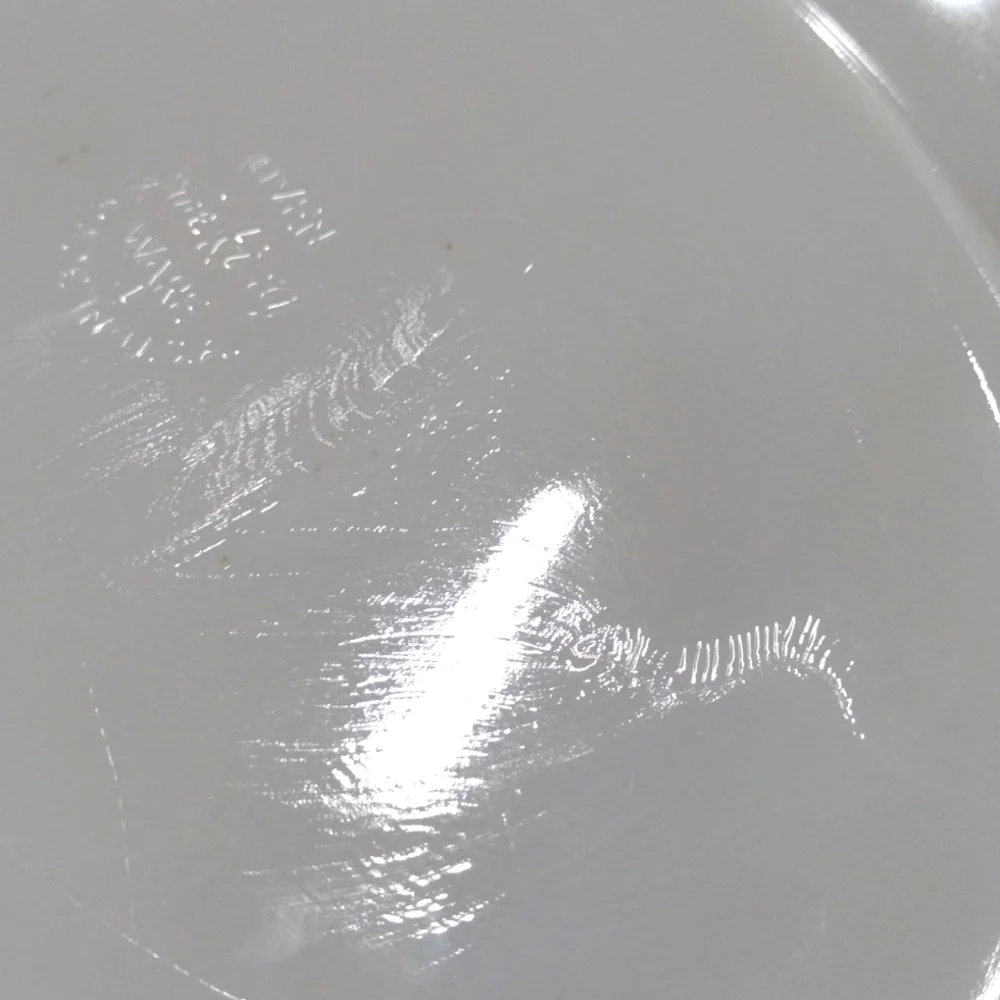 Vintage Fire King Wheat‎ Milk Glass Platter 11.78